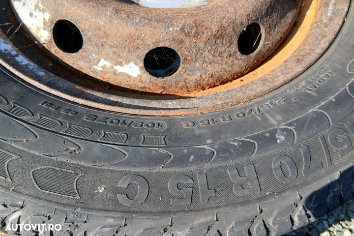 Jante tabla cu anvelope 15 215/70 R15 C 215/70 R15 C Peugeot Boxer 2 - 3