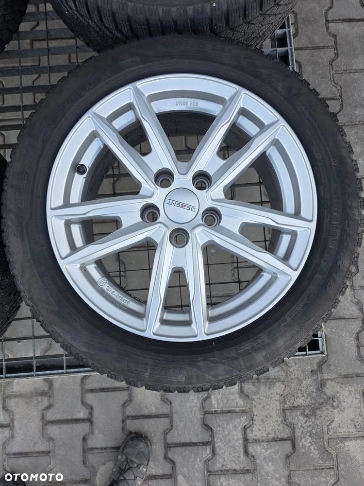 OPEL ASTRA L FORD VOLVO KOŁA R16 5X108 ET44 FELGI ALUMINIOWE OPONY ZIMOWE PIRELLI 205/55 - 3
