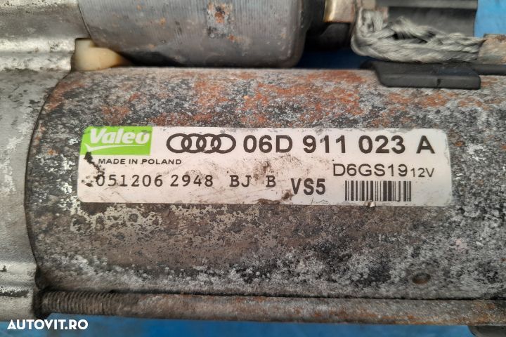Electromotor 06D911023A  D6GS19  2.0 TFSI MX1253 Audi A4 B7 [2004 - 2 - 4