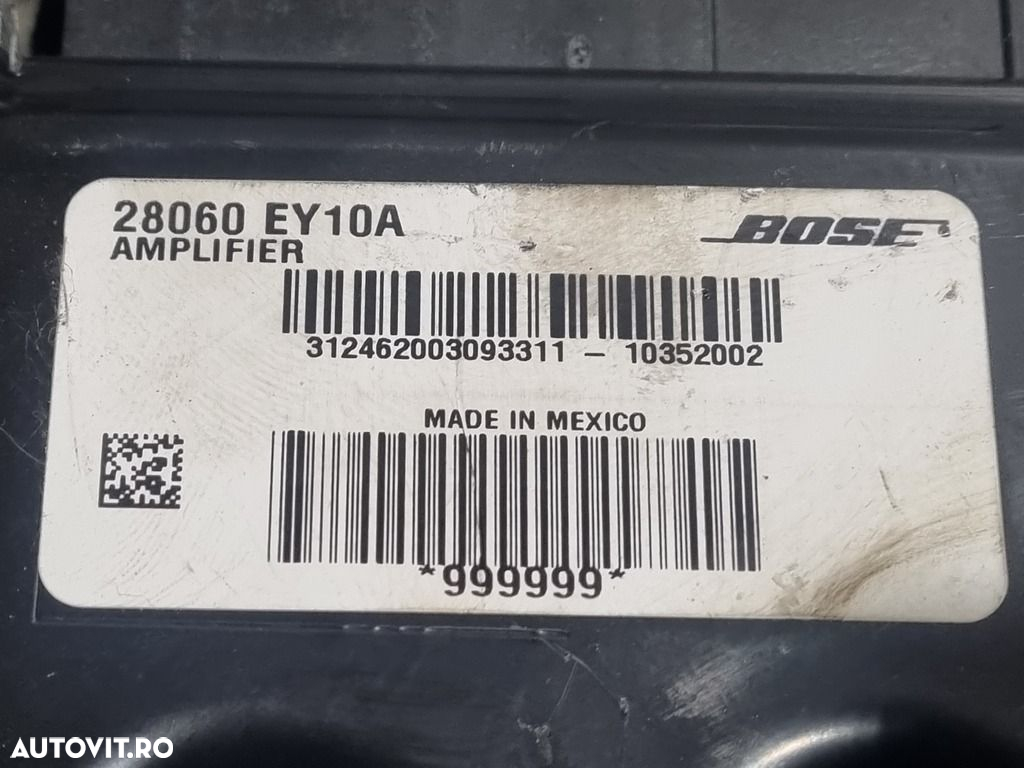 Amplificator audio Nissan Qashqai Facelift 2010 - 2013 (1065) 28060EY10A - 4