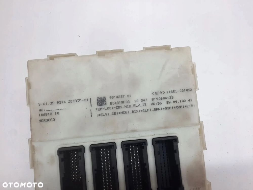 MODUŁ STEROWNIK SKRZYNKA BEZPIECZNIKÓW FEM BMW 3 F30 9314237 - 5
