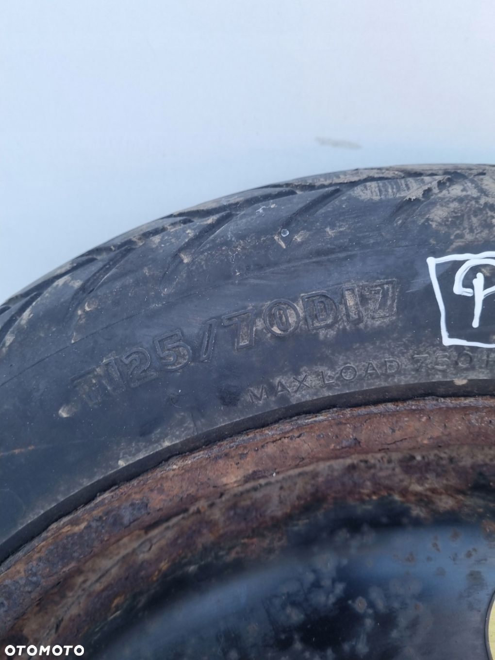 Toyota Avenis T25 KOŁO DOJAZDOWE Dojazdówka 125/70 R17 D17 5x100 2170600 - 5