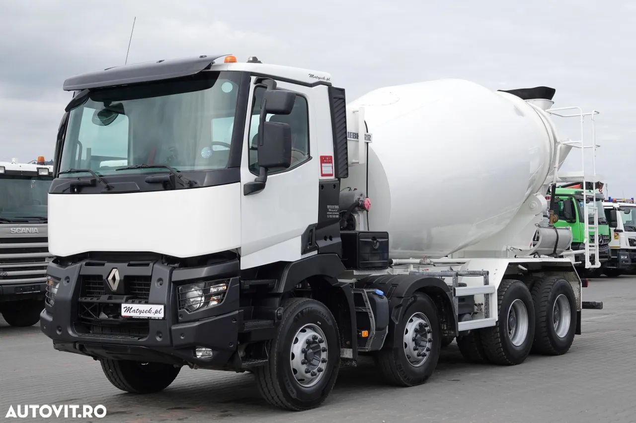 Renault C 380 / 8X4 / BETONER / BETON CONVERTER / LIEBHERR 9 M3 / EURO 6 / 2016 - 1
