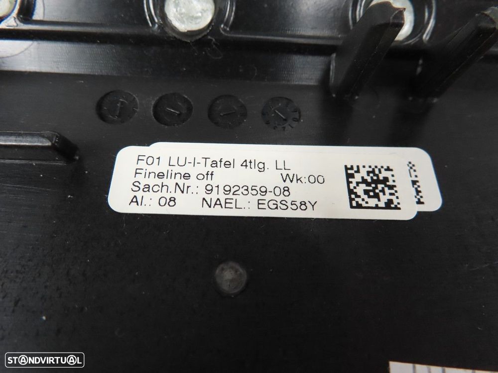 Friso do Compartimento do Tablier em Madeira Natural Direito Seminovo/ Original... - 4