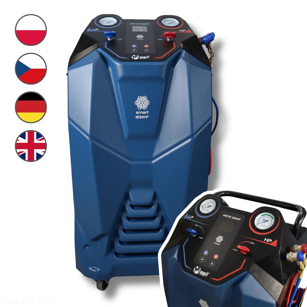 Stacja do obsługi klimatyzacji samochodowej Arctic Smart R1234YF  J. PL/DE/CZ/EN - 3