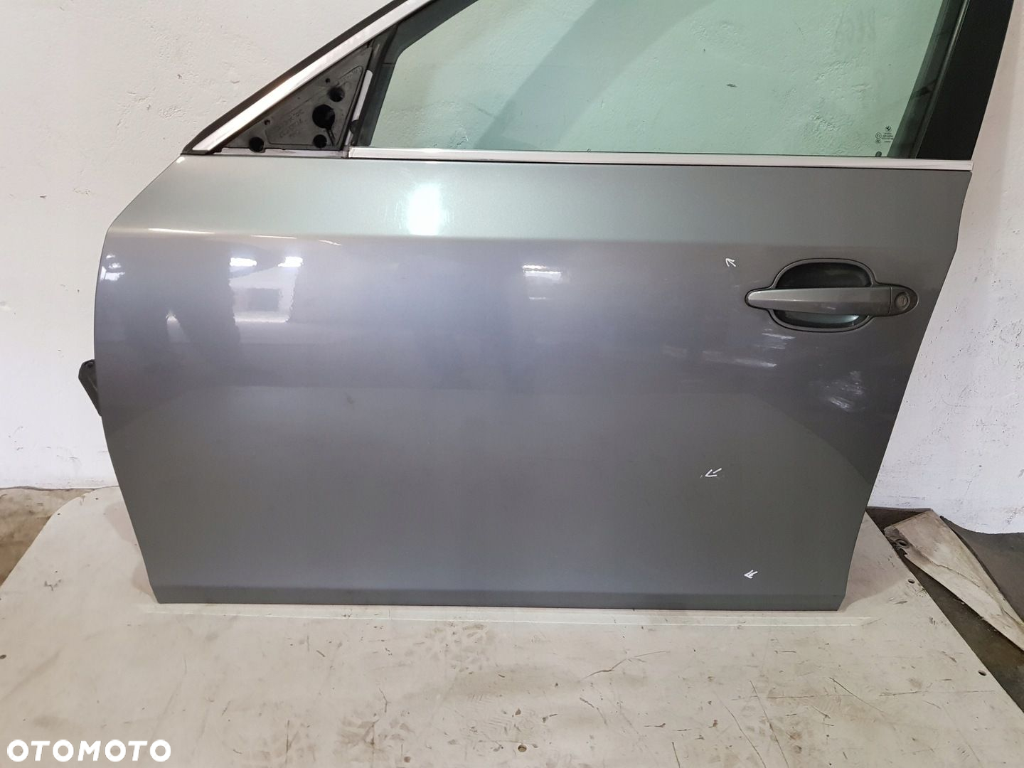 DRZWI LEWE LEWY PRZÓD BMW E60 E61 LCI EUR SPACEGRAU METALLIC A52/7 - 4