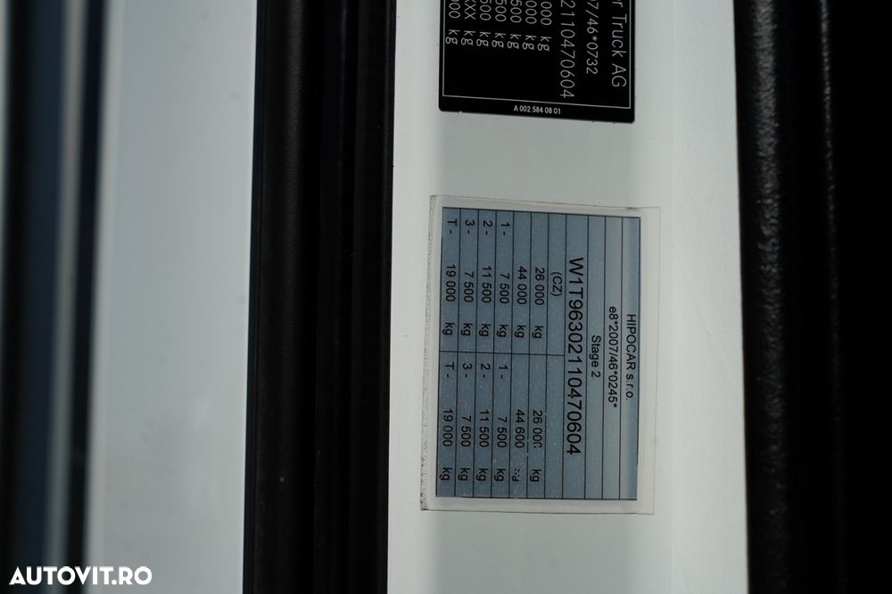 Mercedes-Benz ACTROS 2545 / TANDEM COMBINAT 120 M3 / TRANSIT / GIGA SPACE /  / 2020 - 36