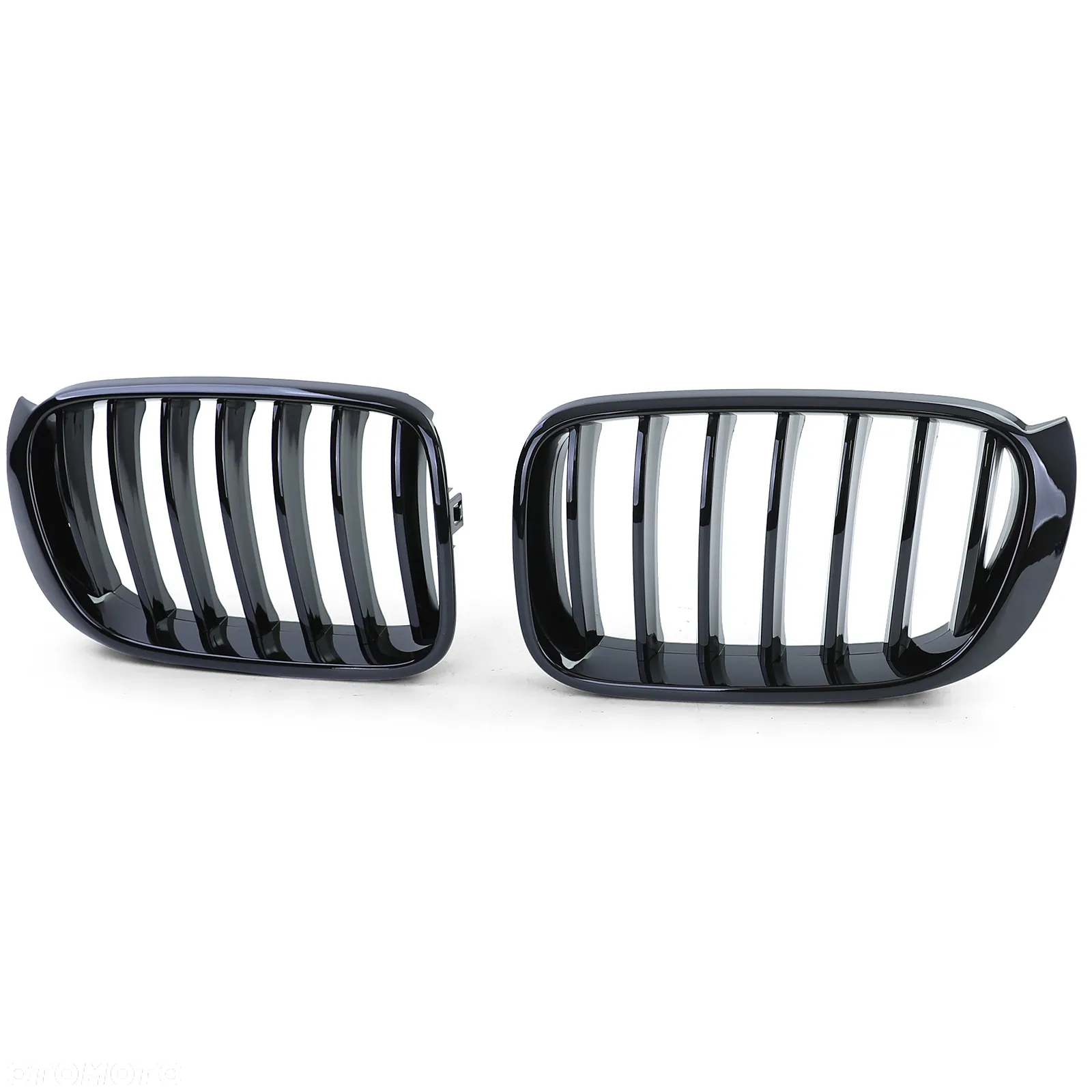 GRILL NERKI ATRAPA BMW F25 X3 X4 F26 CZARNY POŁYSK - 2