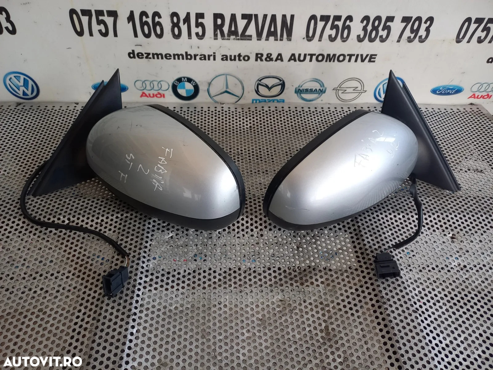 Oglinzi Oglinda Stanga Dreapta Electrica Skoda Fabia 2 An 2007-2008-2009-2010-2011-2012-2013-2014 V - 8