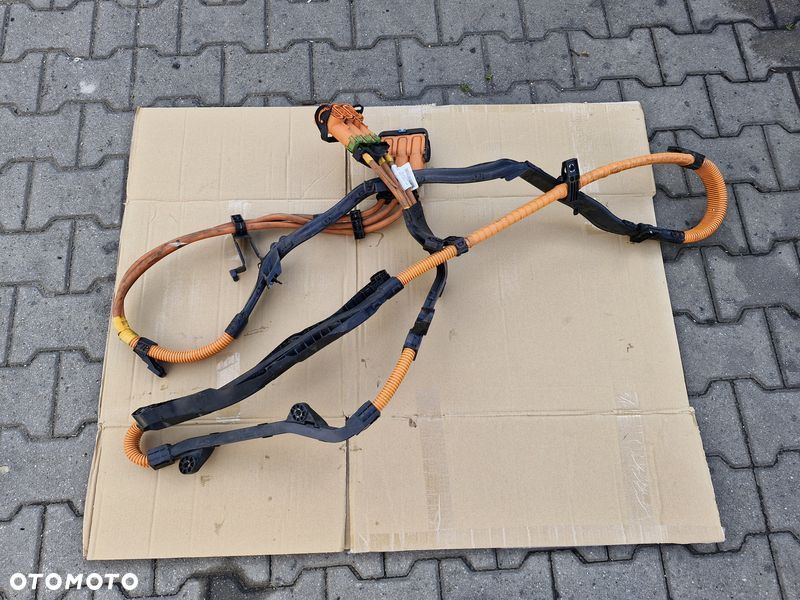 citroen ds5 2.0 hdi hybryda kabel przewód wiązka akumulatora 9807176380 - 1
