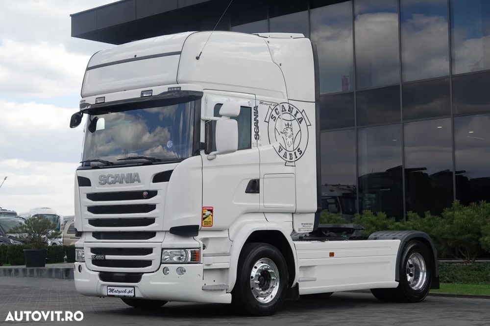 Scania R 450 / RETARDER / TOPLINE / FULL AIRMATIC / JANTE DIN ALIAJ / EURO 6 / - 6
