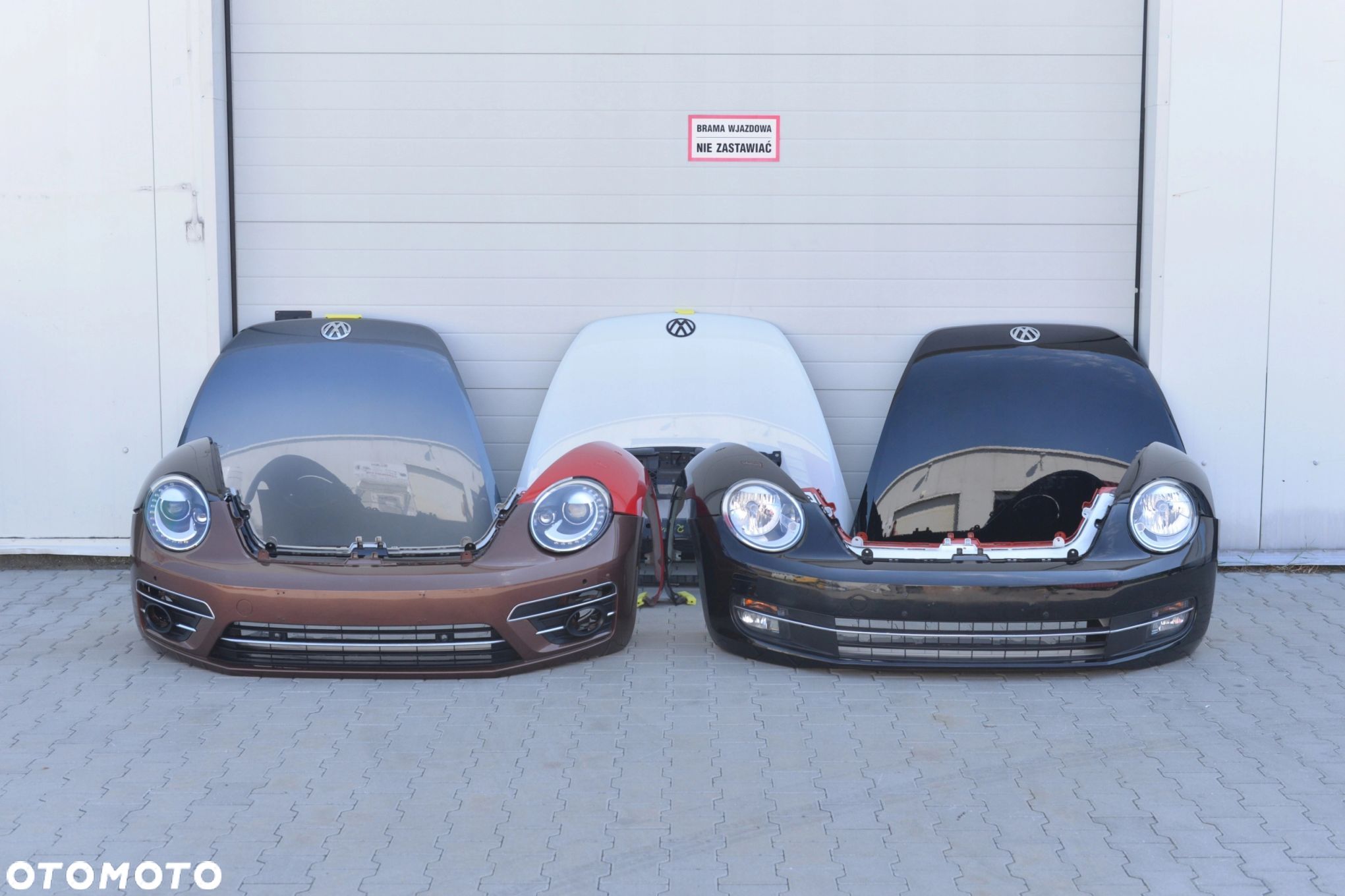 MASKA ZDERZAK BŁOTNIK LAMPA H7 XENON PAS BELKA VW BEETLE 5C 11-18 - 1
