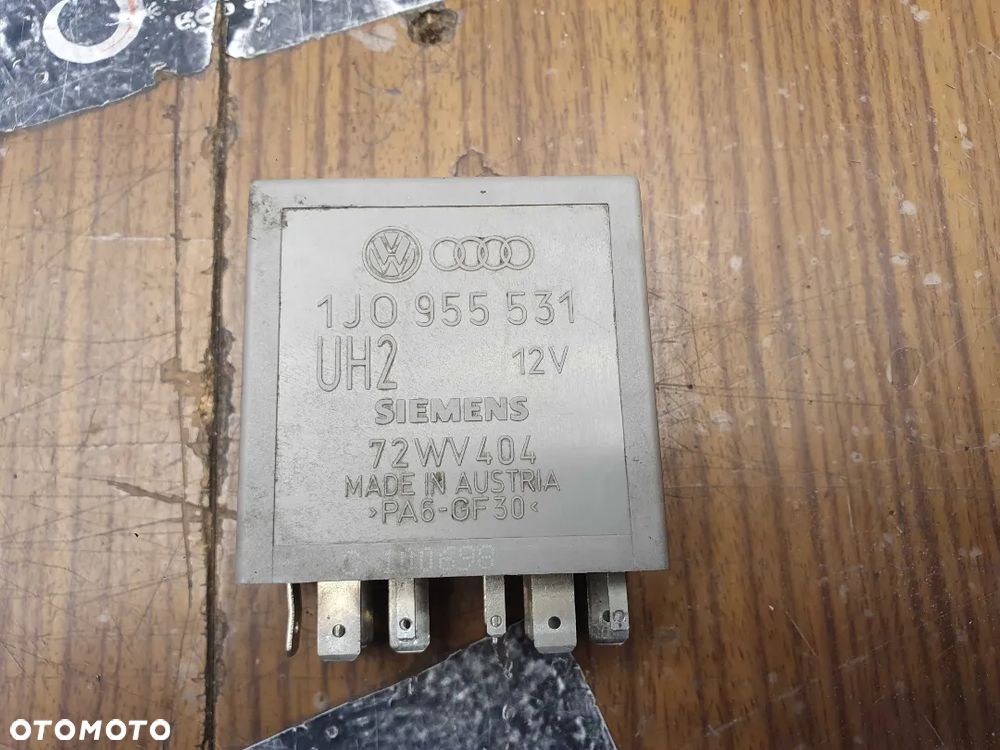 Przekaznik 1J0955531 Przekaźnik Wycieraczek Wycieraczki 192 Sterownik Moduł Audi VW Skoda Seat - 4