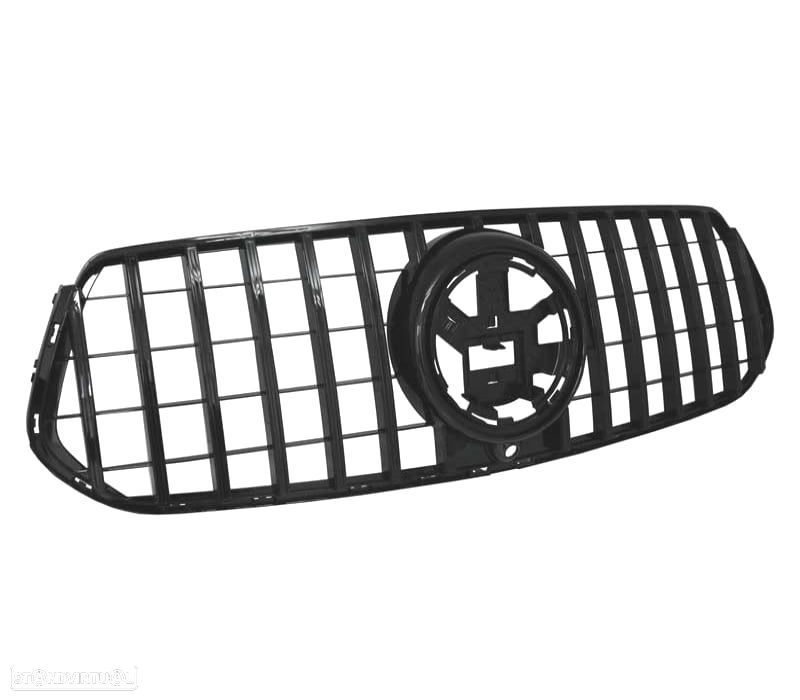 GRELHA MERCEDES GLE W167 C167 COUPÉ 19- LOOK GT CÂMARA PRETO BRILHANTE - 2
