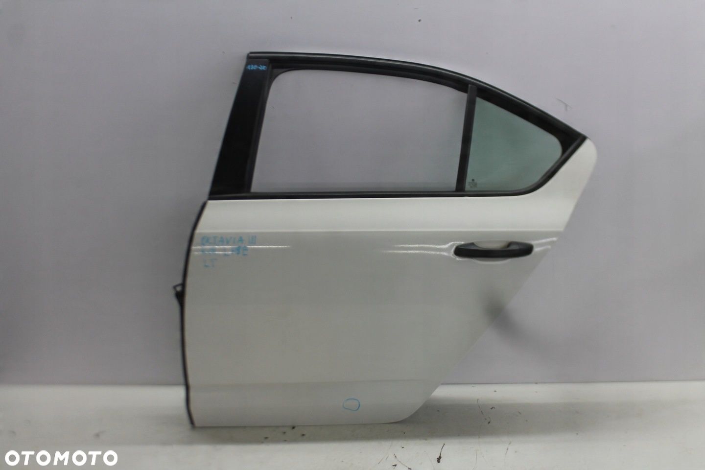 DRZWI LEWY TYŁ LEWE TYLNE SKODA OCTAVIA III HB HATCHBACK KOL. LF9E 12-18 - 1