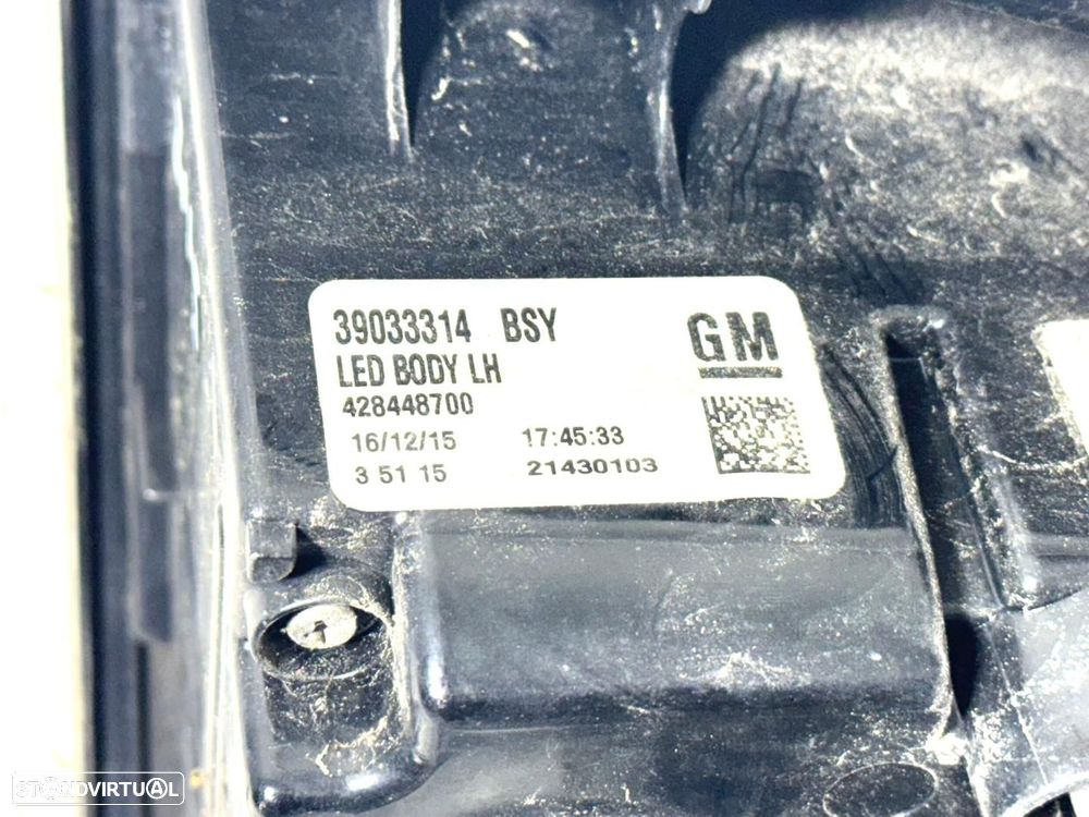 Farolim Esquerdo Trás OPEL ZAFIRA TOURER C 39033314 - 5