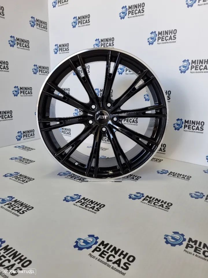 Jantes Look Audi ABT Sport GR em 19 Preto Brilho - 8