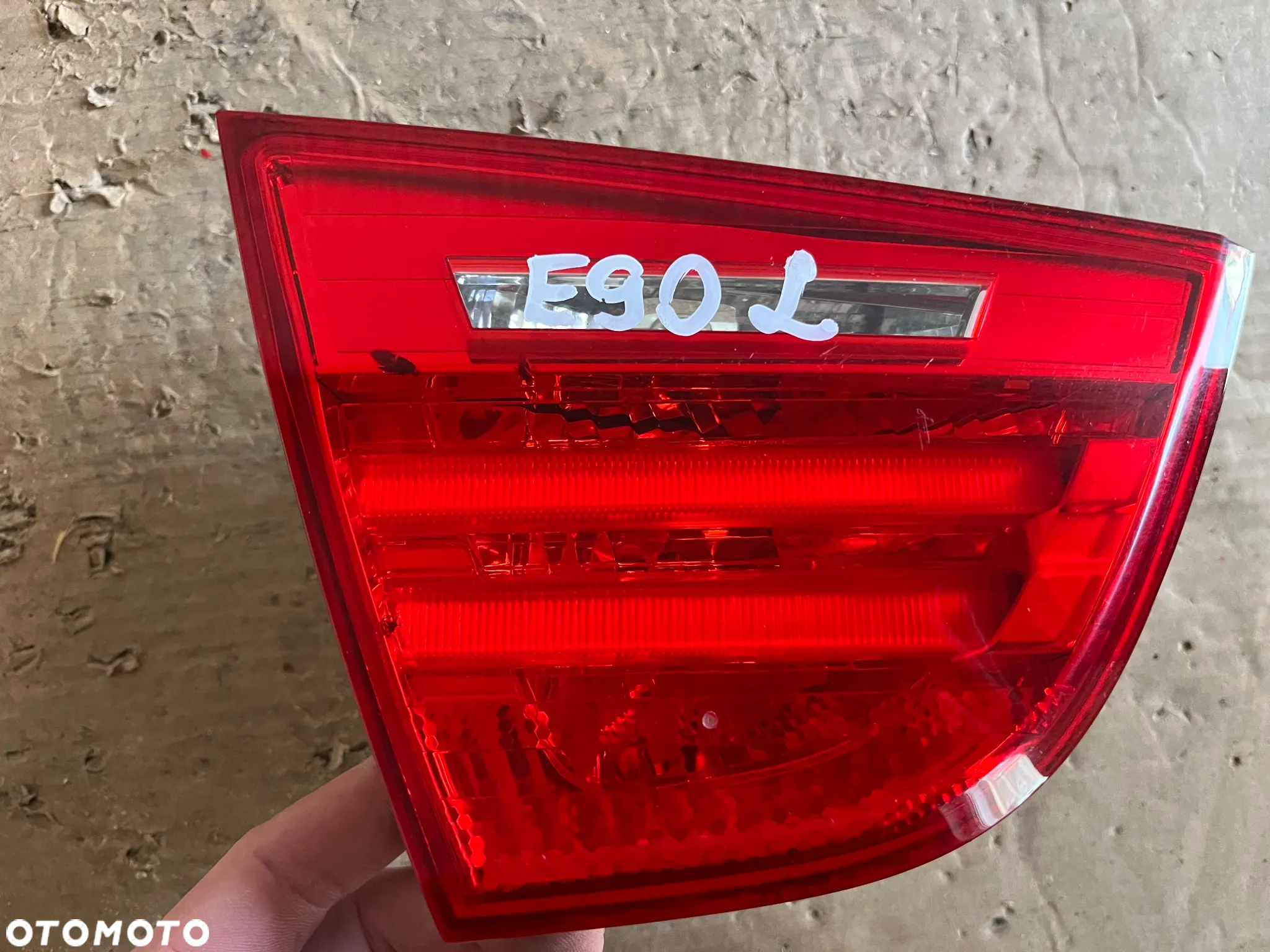 BMW 3 E90 LAMPA LEWY TYŁ EU LIFT W KLAPĘ 7289427 - 2