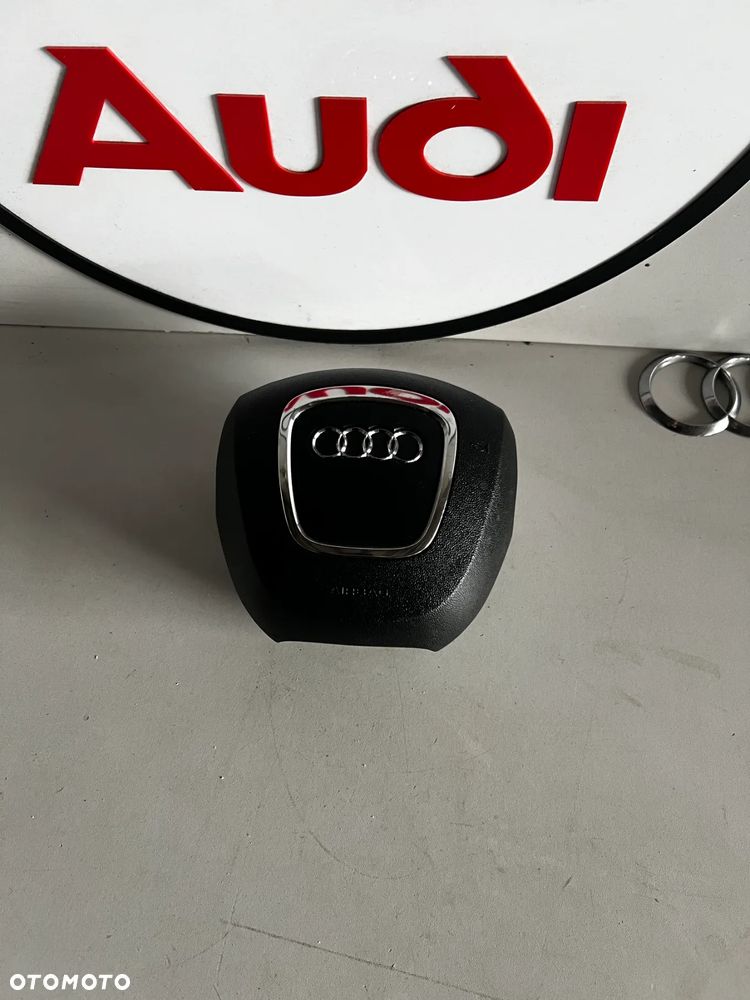 AUDI A4 B8 A5 PODUSZKA POWIETRZA KIEROWCY 3 RAMIENNA 8K0880201G Z INSTALACJĄ - 1