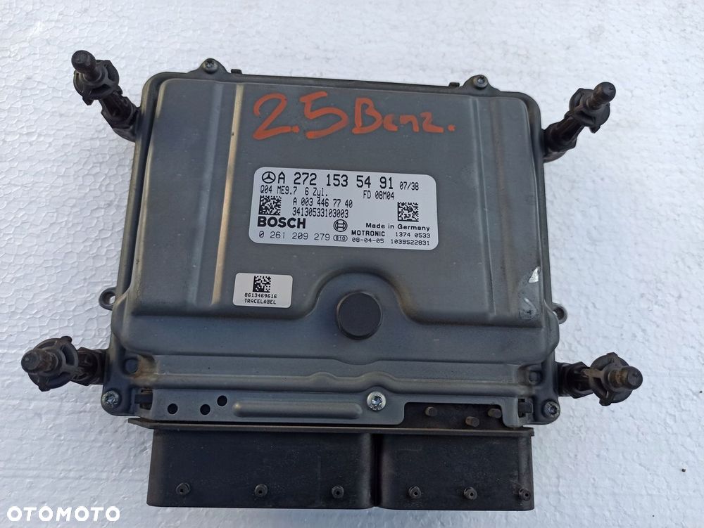 W204 C-KLASA 2.5 3.0 V6 272.921 KOMPUTER STEROWNIK SILNIKA A2721535491 - 1