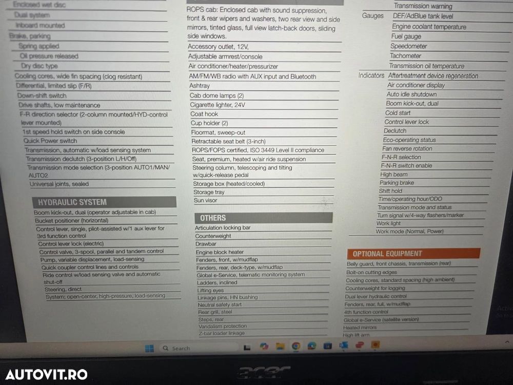Hitachi ZW180, cupa HIGH DUMP 8mc, 2019, 6,.039h, Cupla rapida, anvelope 90% ok, L5, gresare automata, produs in JAPONIA, latime 2,5m, FULL OPTION, STARE FOARTE BUNA-posibilitate leasing 3 ani-PROMOTIE 103.900 EUR+Tva - 36
