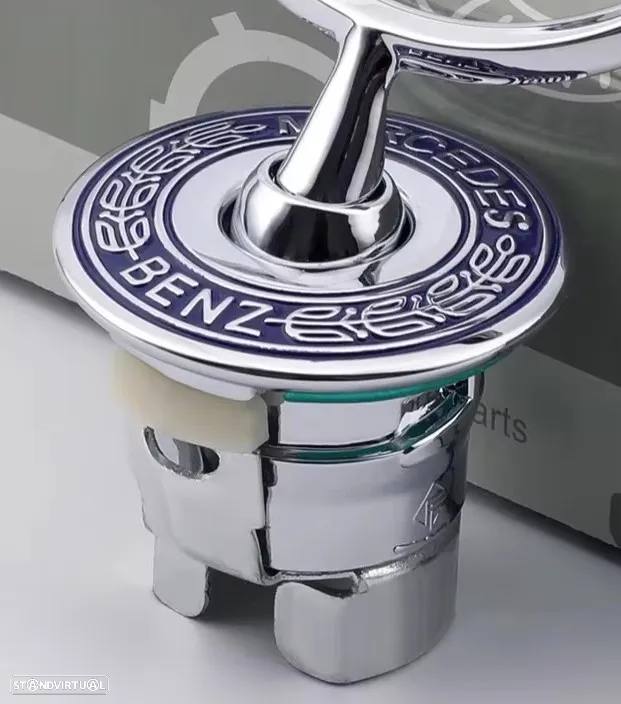 Emblema Símbolo capô ou bagageira Mercedes Benz - 9