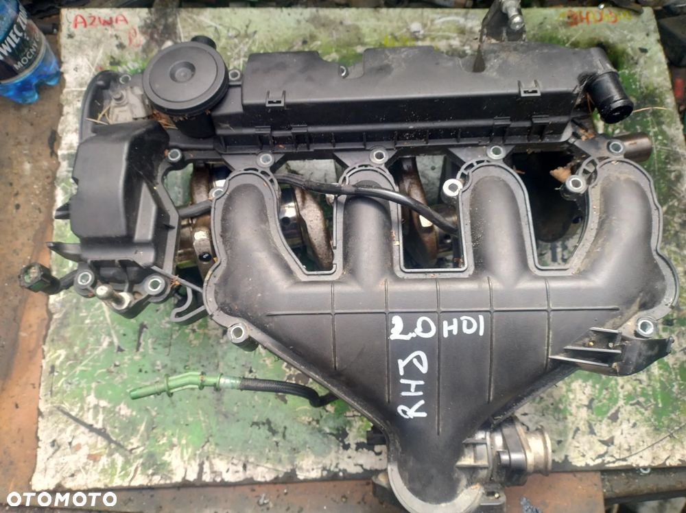 CITROEN PEUGEOT FORD 2,0HDI 16V kolektor ssący pokrywa  9662688980 - 3