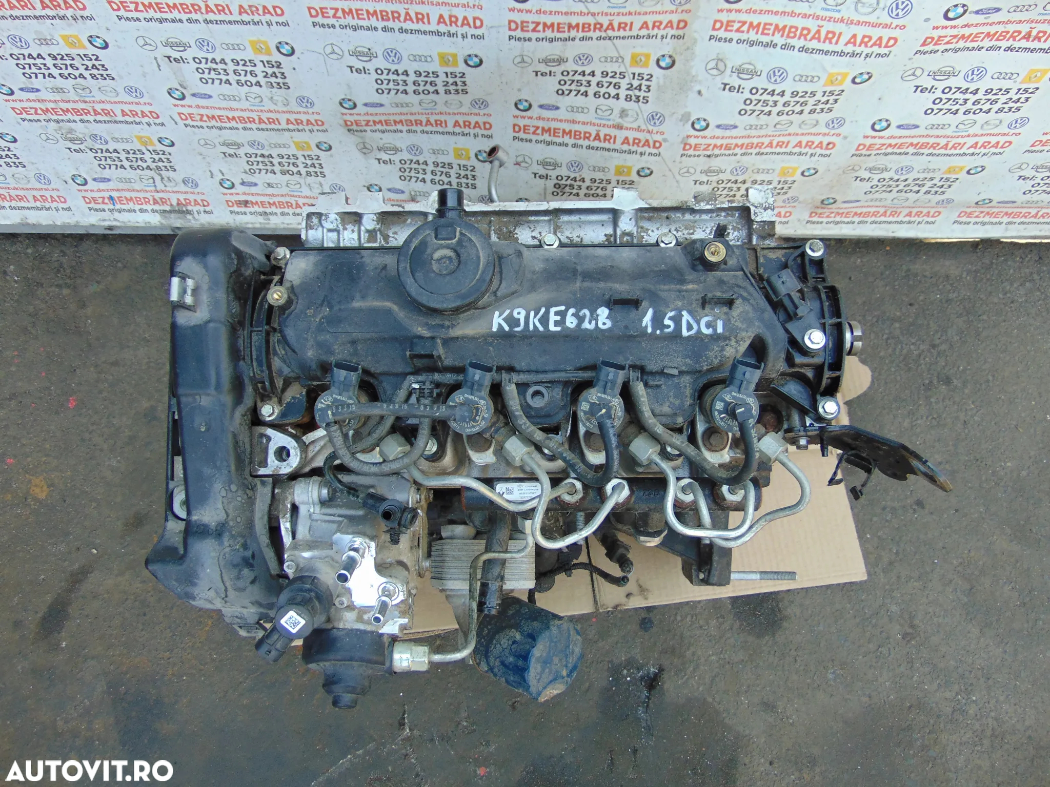 Motor Renault 1.5 k9ke628 Clio 4 Captur Nissan Micra qashqai Dacia Kadjar Sandero Logan Kangoo euro 6 mercedes w177 w247 logan dokker lodgy - 3