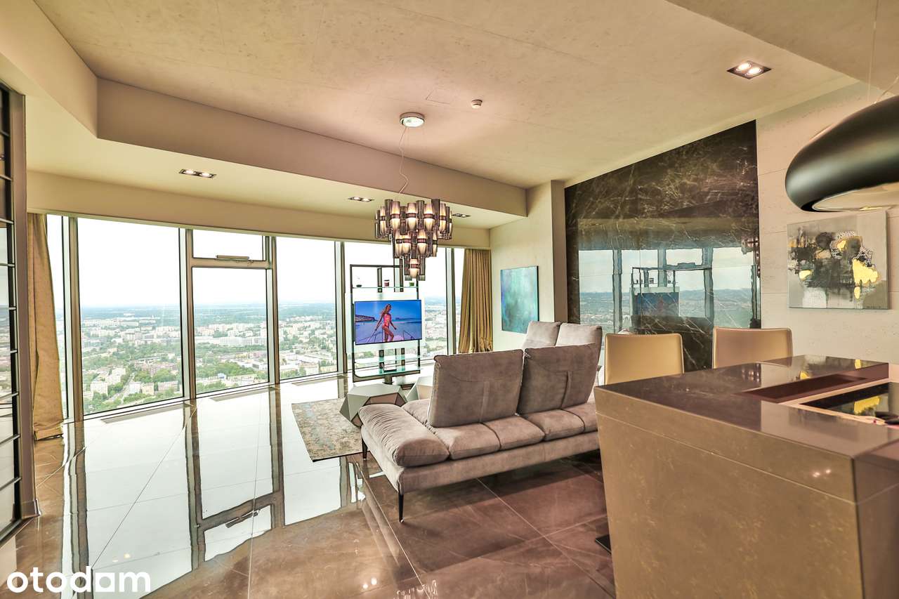 Sky Tower | 100 m² | 45. piętro | apartament z panoramicznym widokiem