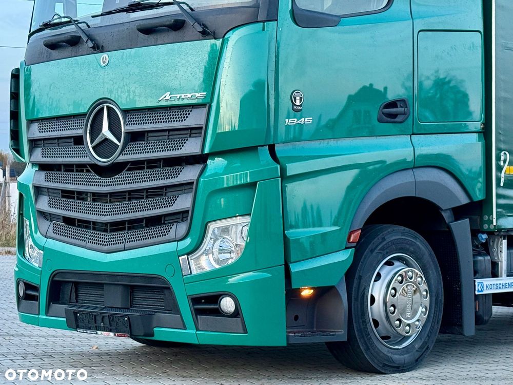 Mercedes-Benz ACTROS 1845 / FIRANKA / 19 EUROPALET / DUŻA KABINA / AUTOMAT / SYPIALKA / WIRTUALNY KOKPIT / 2021 ROK - 12