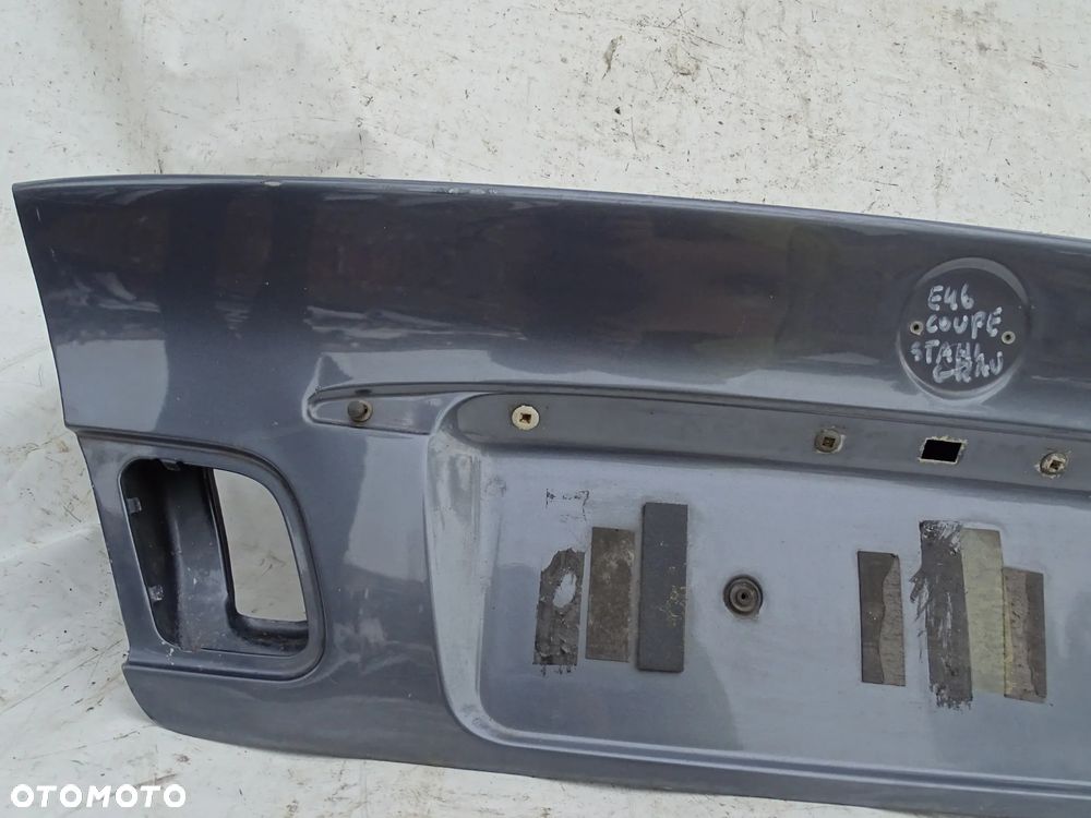 KLAPA BAGAŻNIKA BMW E46 COUPE LIFT STAHLGRAU F-VAT - 8