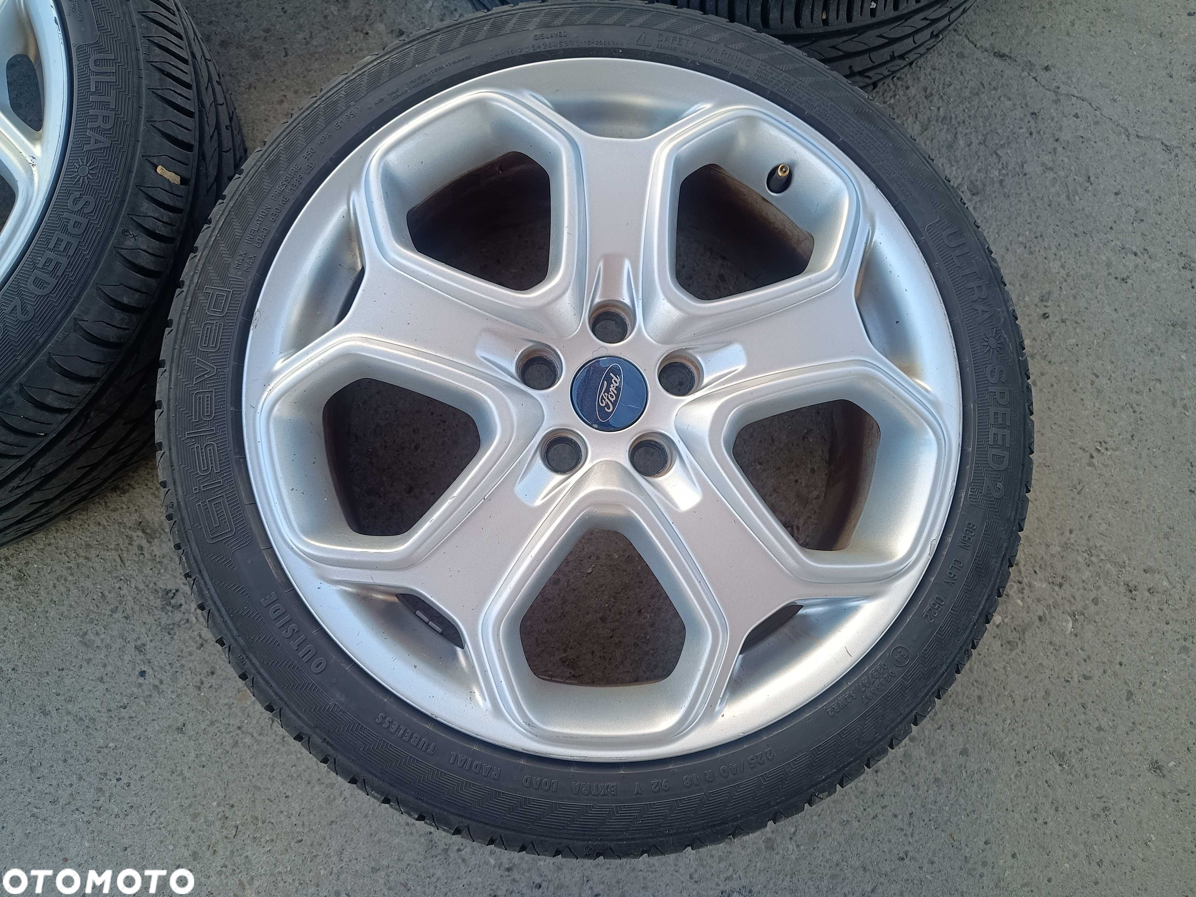 Koła Alufelgi Ford 18'' 5x108 Opony letnie 225/40R18 z 2022r - 3