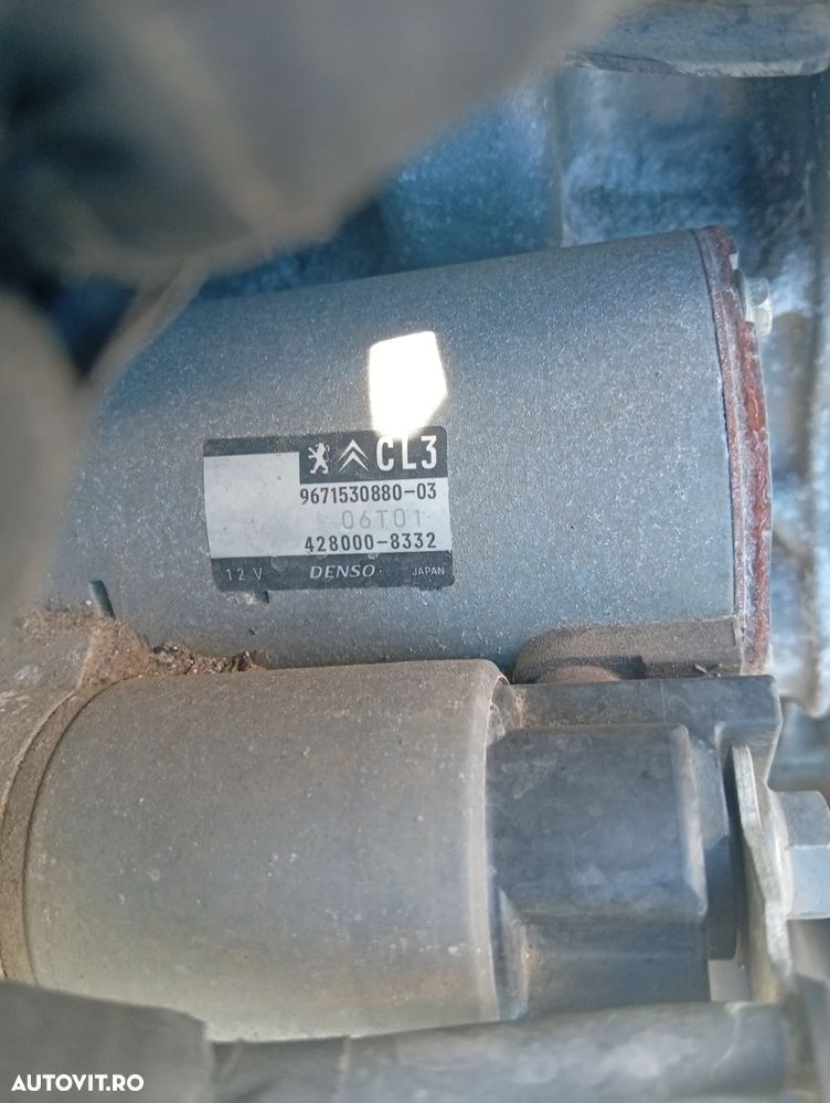 Electromotor Peugeot Citroen 9671530880-03 motor 1.0 1.2 benzina - 1