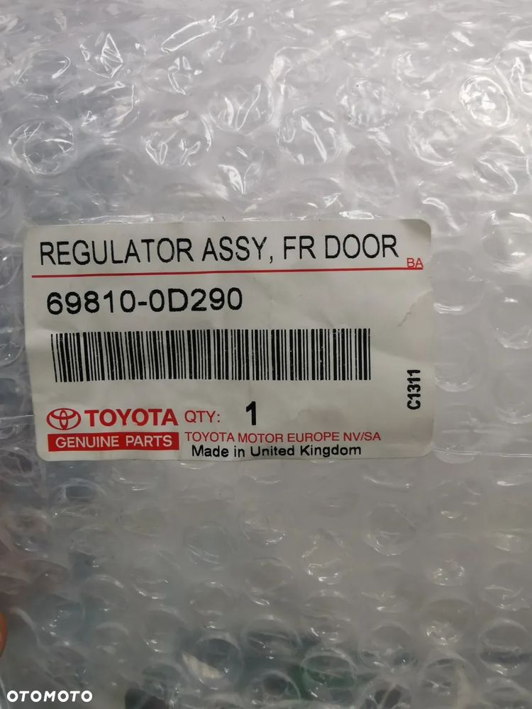 Toyota   Yaris III  podnośnik szyby 69810-0D290 - 4