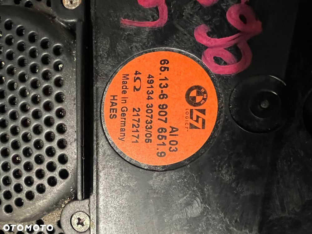 Głośnik lewy prawy subwoofer e65 e66 Logic 7 L7 6907651 6907652 - 3