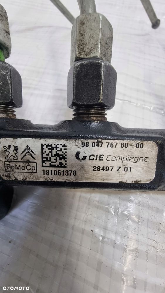 LISTWA WTRYSKOWA CZUJNIK 9804776780 FORD FOCUS MK3 C-MAX MK2 II 1.5TDCi - 4