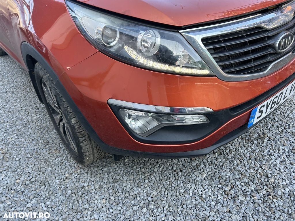 Bara fata Kia Sportage III 2010 - 2016 PORTOCALIU (1238) model fara spalatoare far - 5