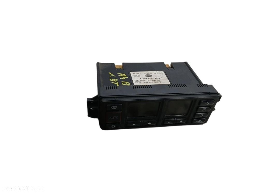panel sterowania klimatyzacją audi a4 b5 8l0820043b a4 b5 - 2