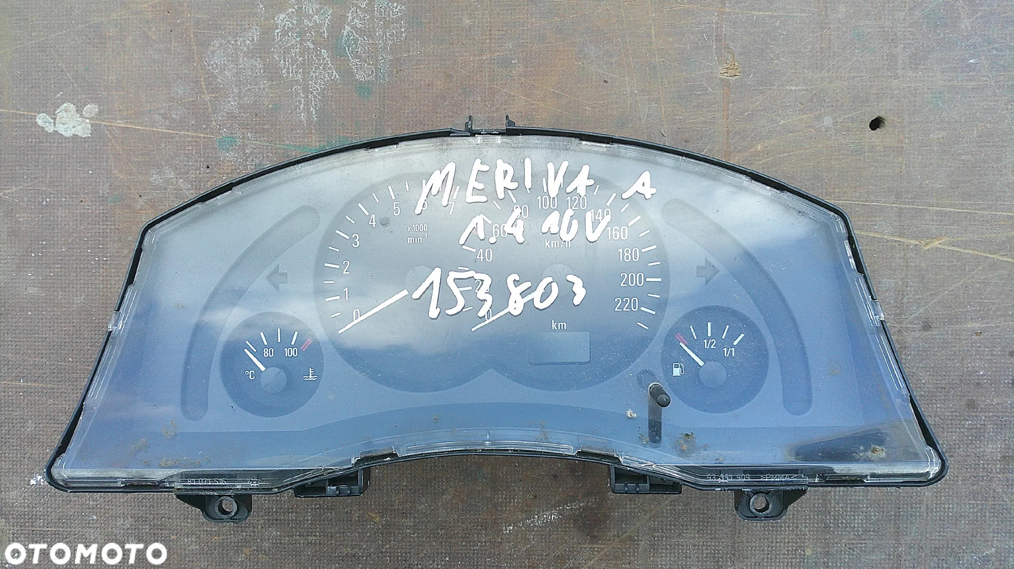 OPEL MERIVA A 1.4 16V IMMO ZESTAW STARTOWY 55353613 - 5