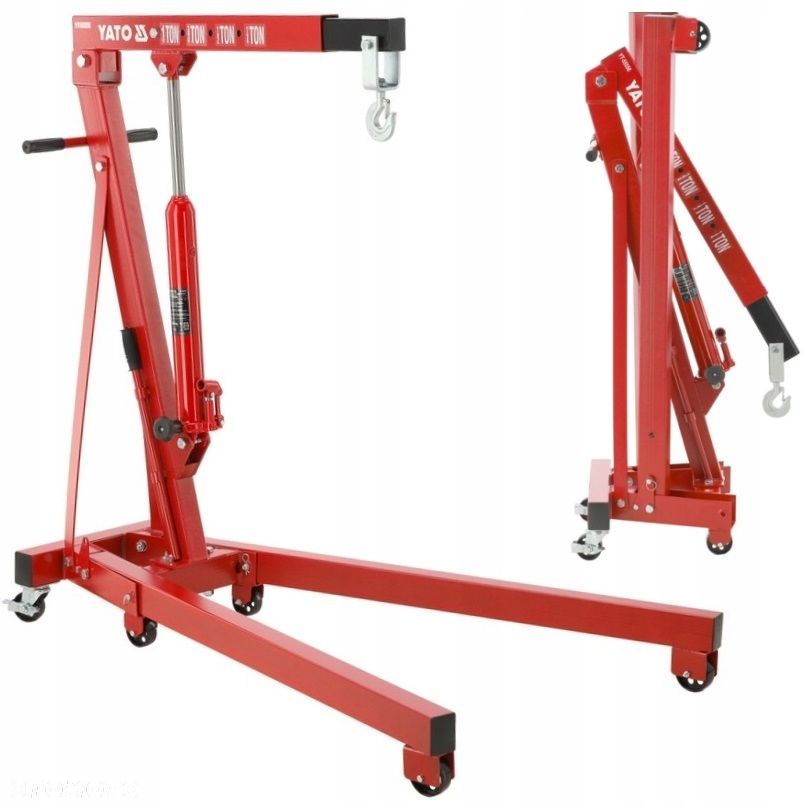 YATO ŻURAW WARSZTATOWY 1000KG, ZAKRES PODNOSZENIA 25-2100MM YT-55556 - 1