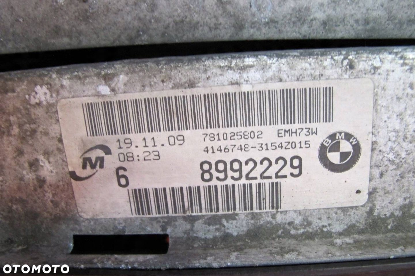 BMW 3 E90 2.0 D N47D20C E91 CHŁODNICE WENTYLATOR MANUAL KOMPLET - 5