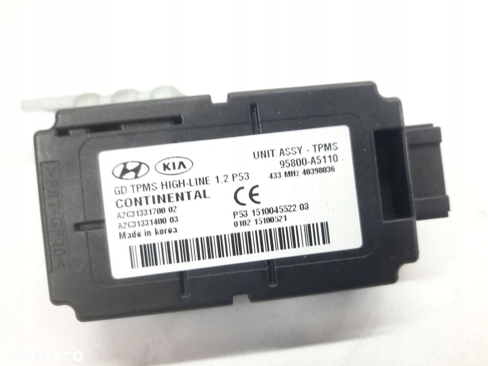 MODUŁ CIŚNIENIA OPON HYUNDAI I30 II 95800-A5110 - 2