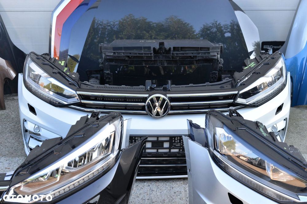 MASKA ZDERZAK GRILL BŁOTNIK PAS LAMPA H7 XENON BELKA VW TOURAN 5TA 2016 - 6