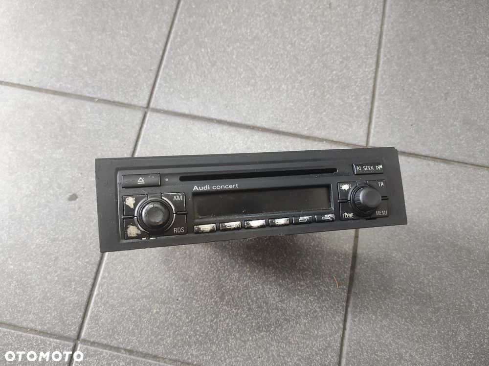 RADIO AUDI CONCERT AUDI A4 B6 B7 1DIN 8E0035186 SPRAWNE GWARANCJA WYSYŁKA !!!! - 1