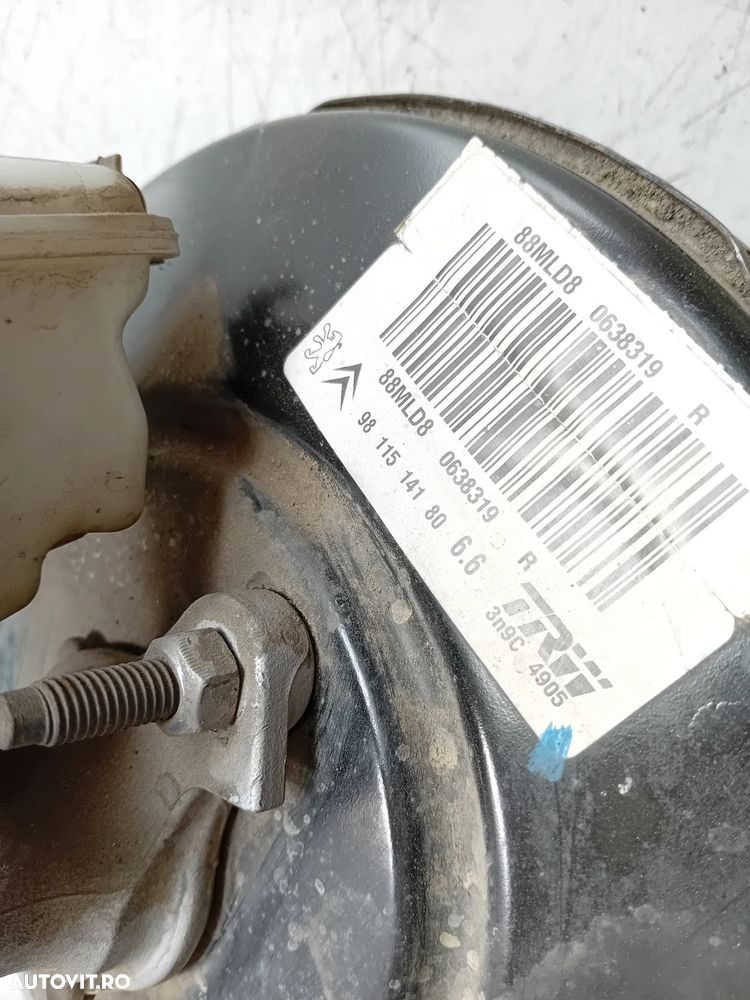 Pompa Frana Tulumba Frana Peugeot 208 301 C3 1.6 Hdi 2012-2021 Cod 9811514180 Motor BH02 - 6