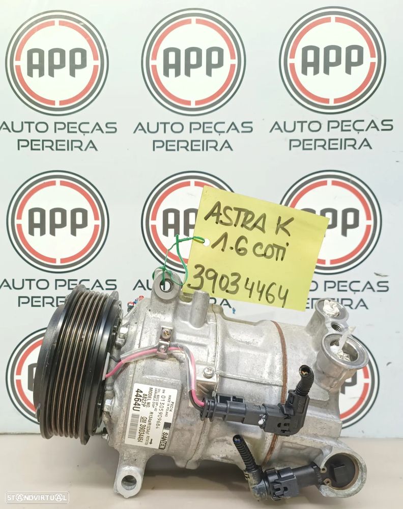 Compressor ar condicionado Astra K, 1.6 CDTI , referência 39034464 . - 1