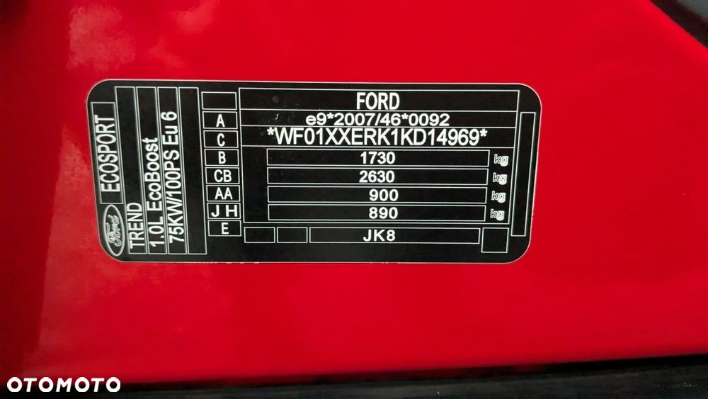 Ford EcoSport 1.0 EcoBoost TREND - 23