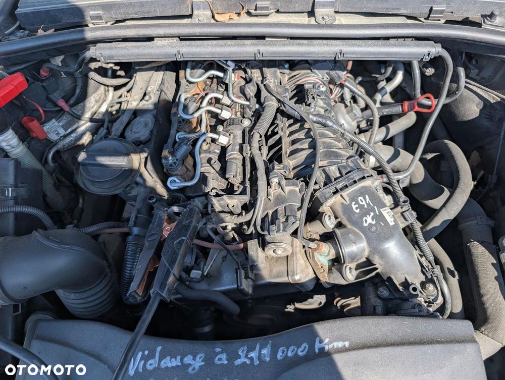 SILNIK KOMPLETNY WTRYSKIWACZE TURBO BMW 3 E90 E91 2.0D N47D20C 184KM XDRIVE - 8