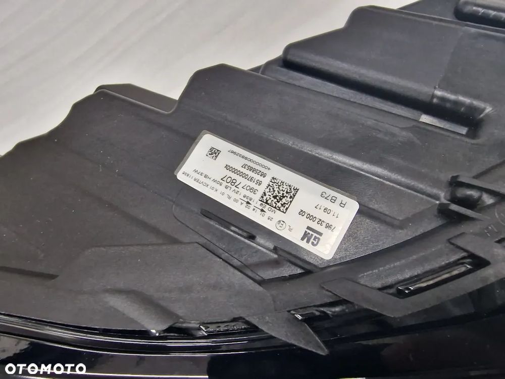 OPEL ASTRA K V 15- PRAWA FULL LED LAMPA PRZEDNIA PRZÓD , NR 39077807 , NR AUKCJI LL479 - 9