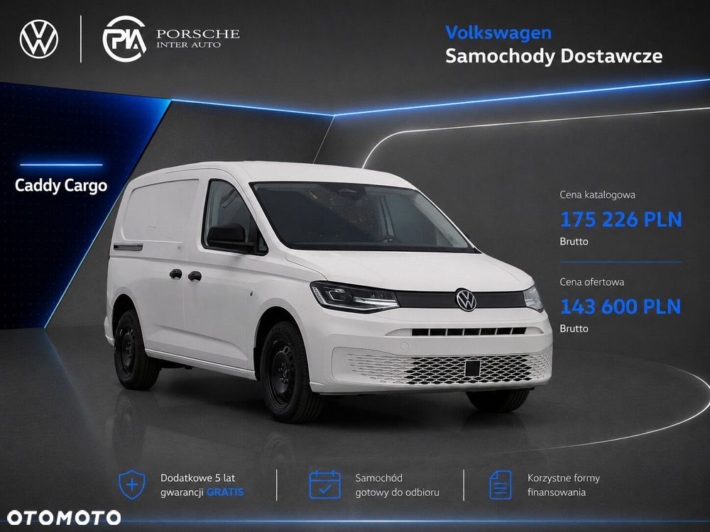Volkswagen Caddy Volkswagen Caddy Cargo, silnik: 2,0 l TDI EU6 122 KM, skrzynia biegów: automatyczna DSG 7-biegowa, rozstaw osi: 2755 mm - 1